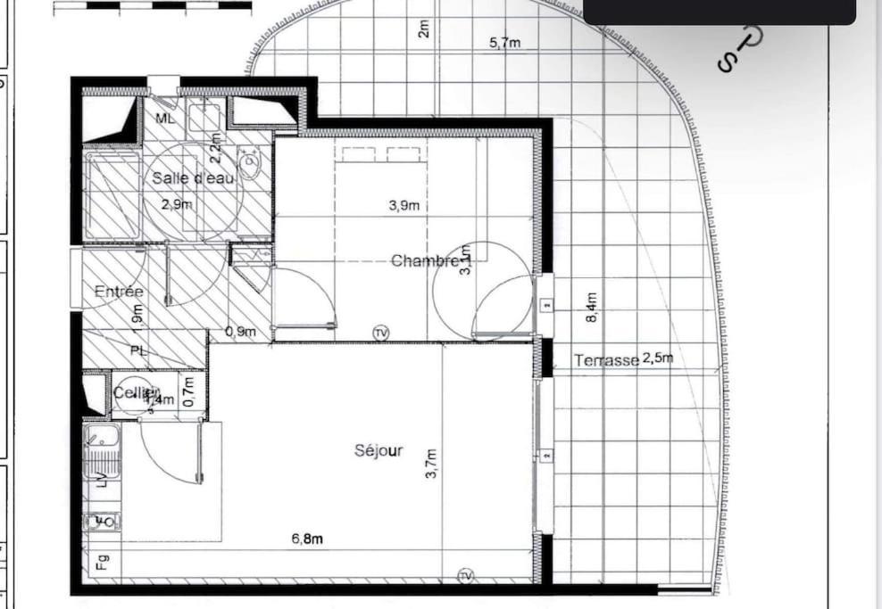 T2 Neuf + Piscine, 5 Mn A Pied Des Plages Apartment Serignan